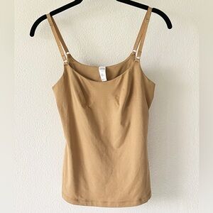 Hanro of Switzerland beige cami tank top tan camisole size small